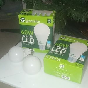 NWT Energy Saving LED Bulbs/2pks of 4each